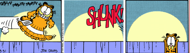 Illustration for article titled (Not)Jim Davis sort of Translates the Mueller Report into Garfield Strips so You're Entertained